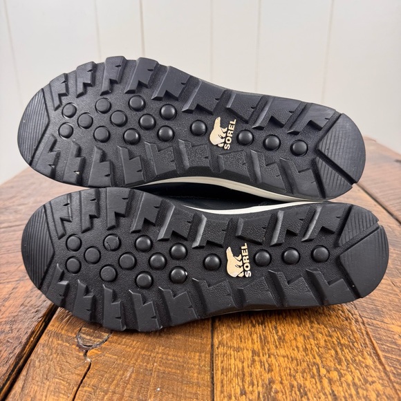 Sorel Whitney Women’s Waterproof Black Winter Boots Faux Fur Lined Size 8 - Picture 8 of 12